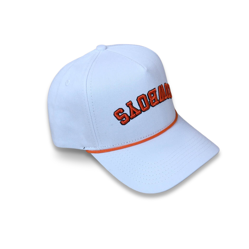 Upside Down COWBOYS Hat - Whiteout - No Rivals