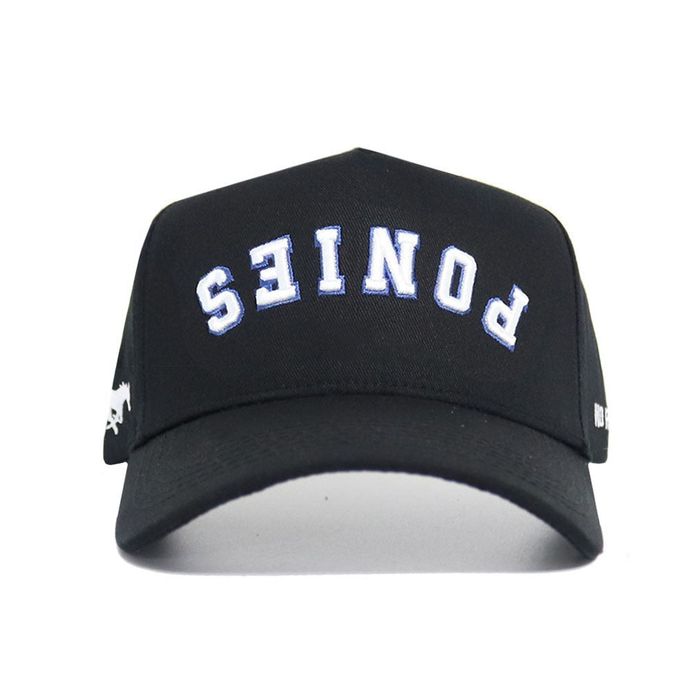 Upside Down PONIES Hat - Blackout - No Rivals