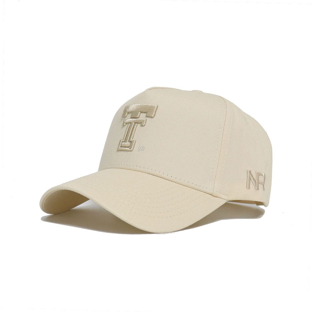 Texas Tech Creme NIL Hat - CJ Baskerville - No Rivals