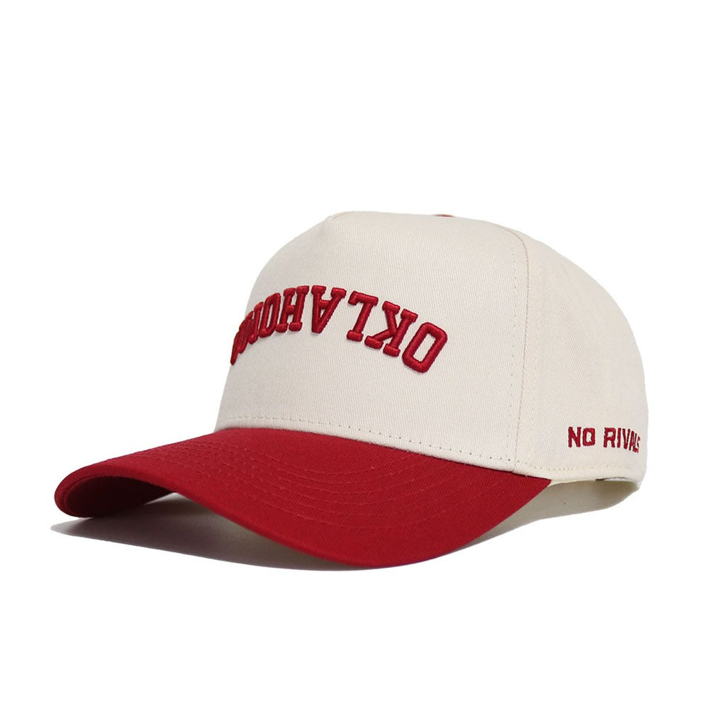 Upside Down OKLAHOMA Hat - Classic Colors - No Rivals