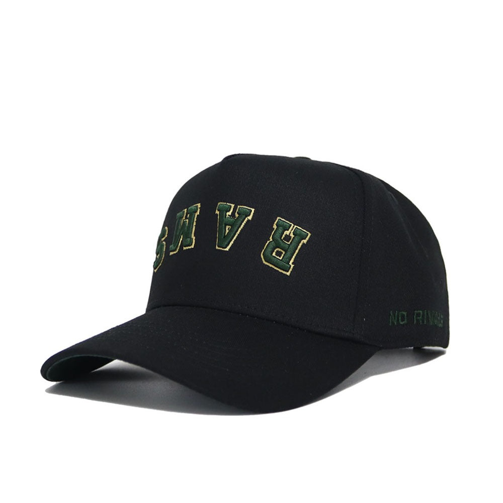 Upside Down RAMS Hat - Colorado State - Blackout - No Rivals
