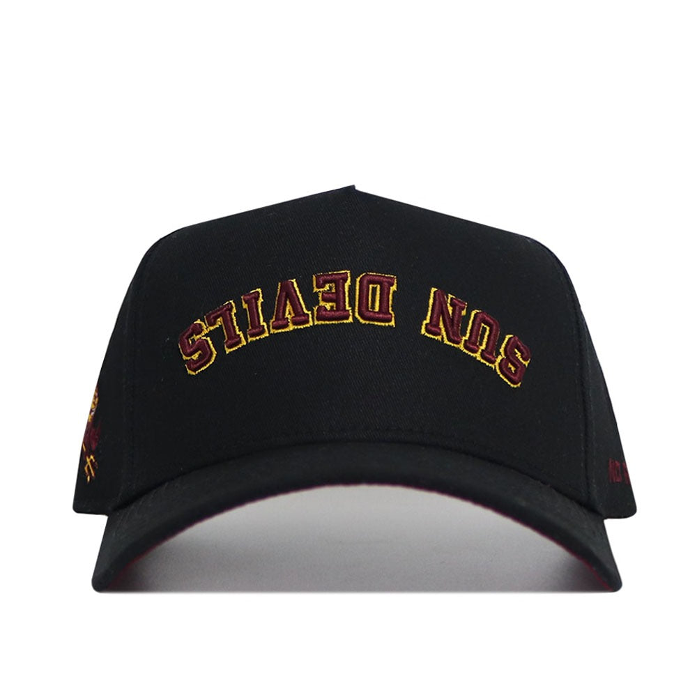 Upside Down SUN DEVILS Hat - Blackout - No Rivals