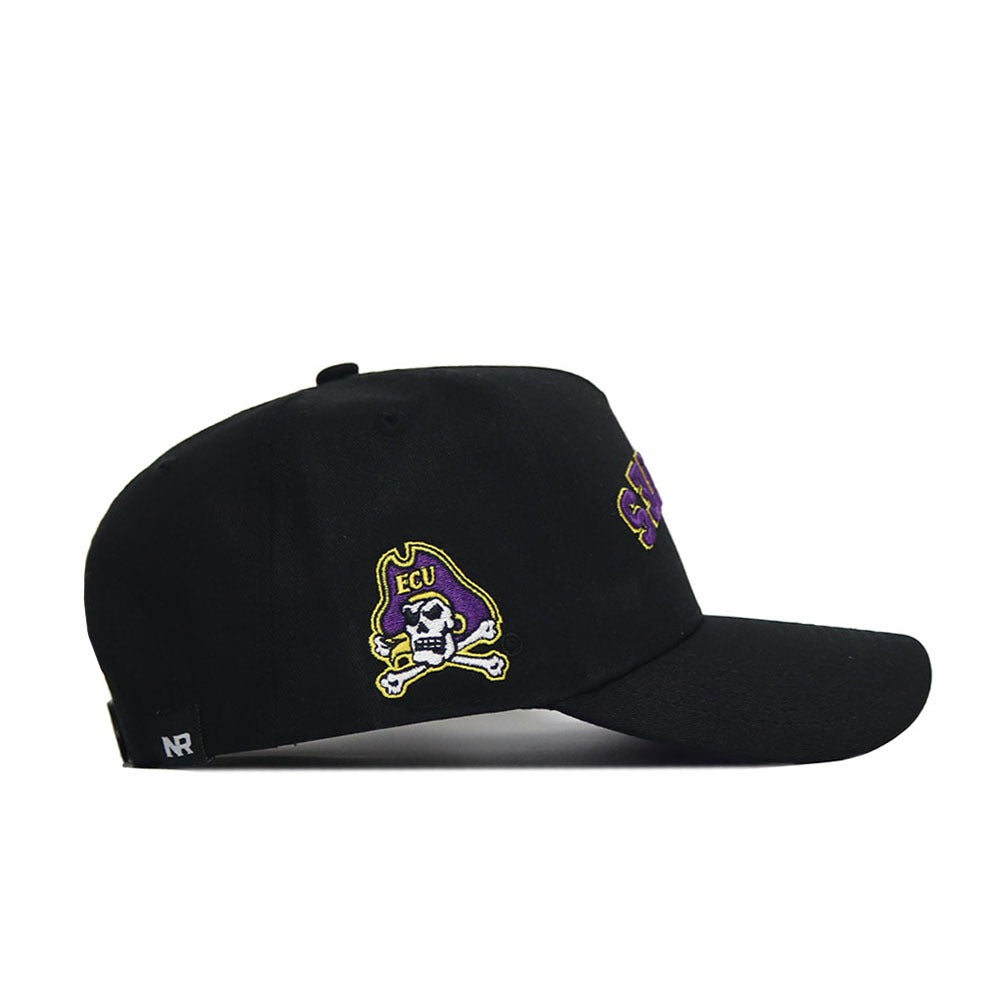 Upside Down PIRATES Hat - ECU - Blackout - No Rivals