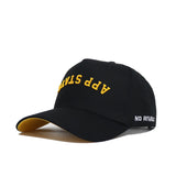 Upside Down APP STATE Hat - Blackout - No Rivals