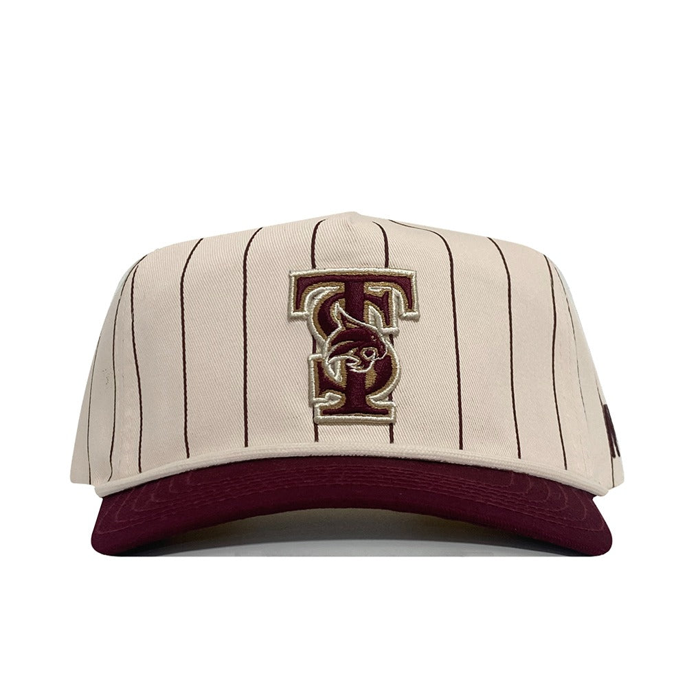 TXST Pinstripe Hat - No Rivals