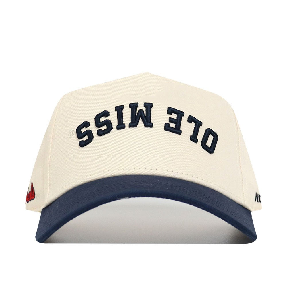 Upside Down OLE MISS Hat - Classic Colors - No Rivals