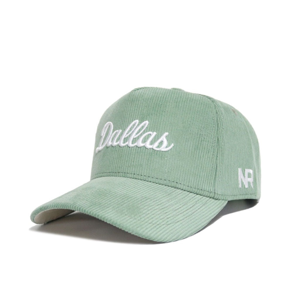 Dallas Corduroy Hat - Structured - Spring Green - No Rivals