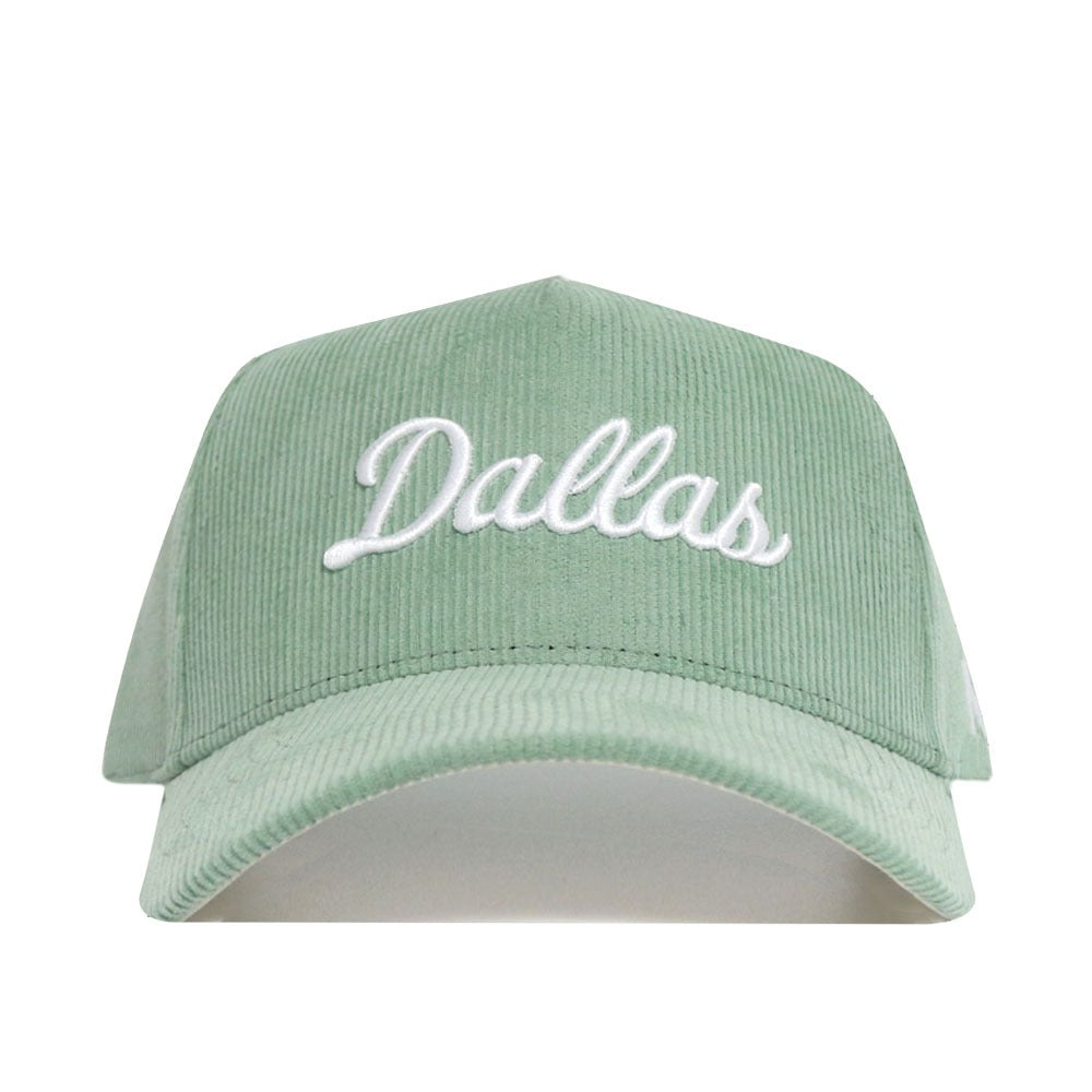 Dallas Corduroy Hat - Structured - Spring Green - No Rivals