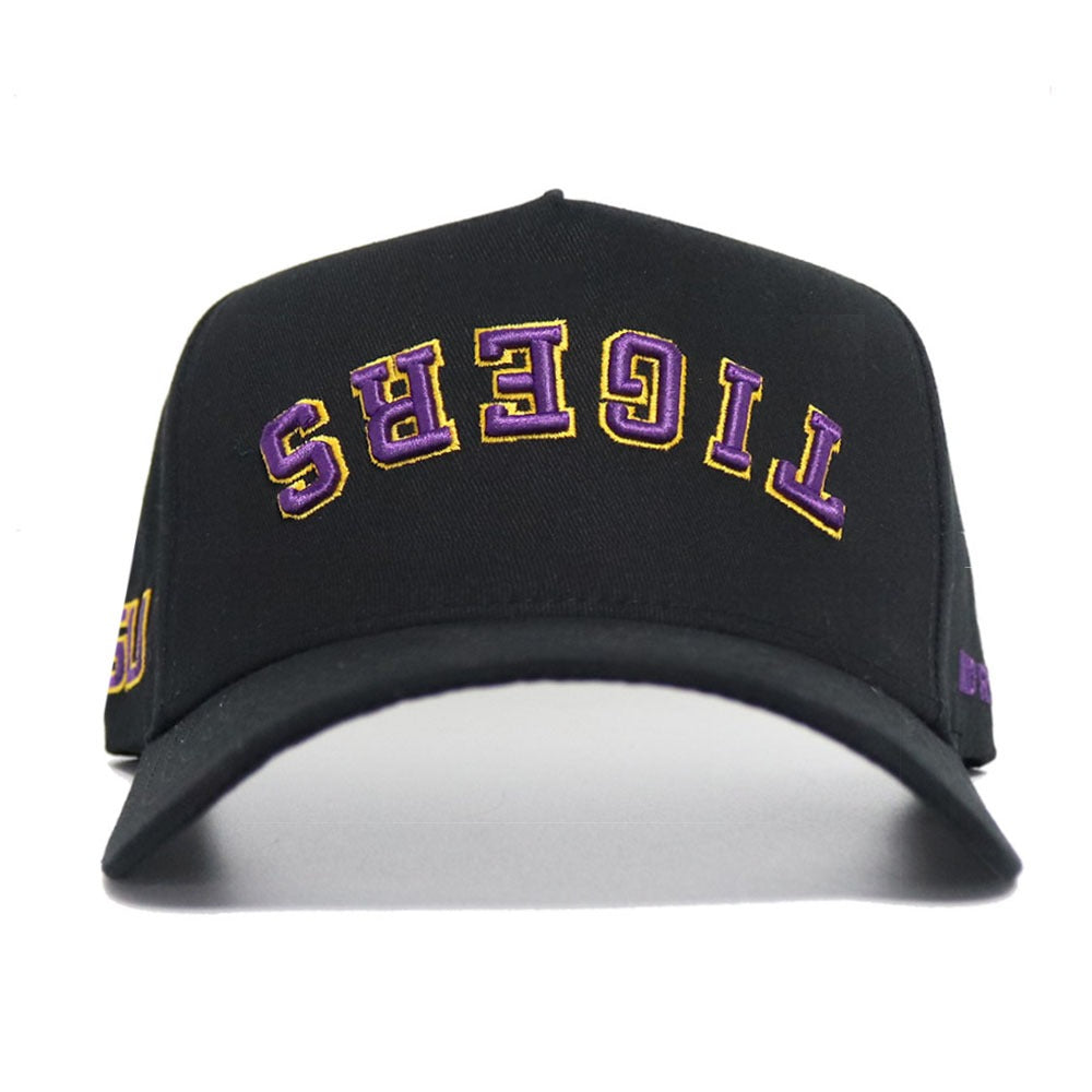 Upside Down TIGERS Hat - LSU - Blackout - No Rivals