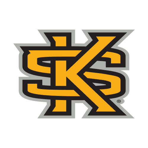 A gold interlocking KS logo outlined in black and gray, set against a light gray background.
