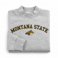 Montana State Mock Neck - Grey
