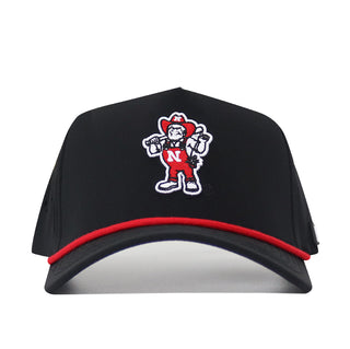 Nebraska Baseball Herbie Hat - Black