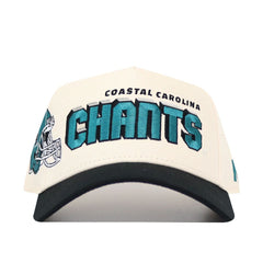 Cap with 'Coastal Carolina Chants' text on a white background