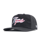 The No Rivals WKU Hilltoppers Military Appreciation Hat is a black snapback cap featuring an embroidered Topps logo with stars and stripes, flat brim, ventilation holes, and a classic gameday fit—perfect for showing your style.