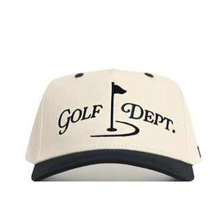 Golf Dept. Hat - Classic Black | No Rivals Golf Collection