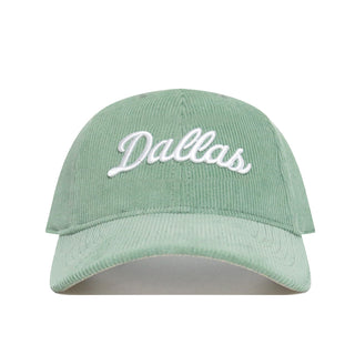 Dallas Corduroy Hat  - Unstructured - Spring Green