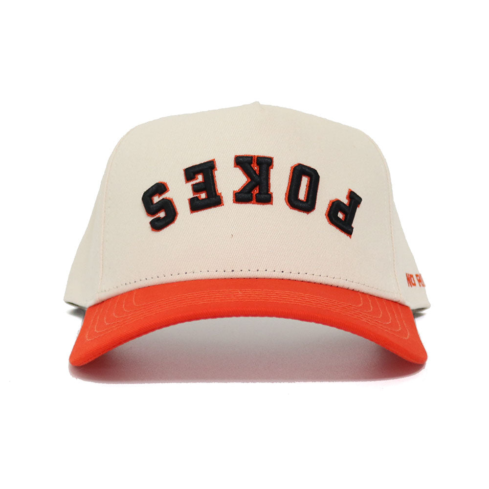 Script Pokes Hat Upside Down POKES Hat - Classic Colors – No Rivals