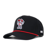 Nebraska Basketball Herbie Hat - Black