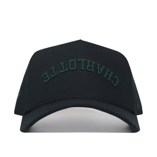 Upside Down CHARLOTTE Hat - UNCC - Blackout