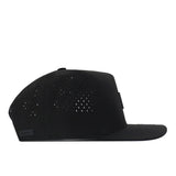 A No Rivals Arizona Wildcats Trainer Hat, crafted from high quality cotton with ventilation holes on the crown and a structured fit, is shown in side profile against a plain white background.