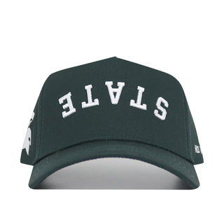 Upside Down STATE Hat - Michigan State - Color Rush