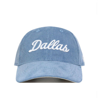 Dallas Corduroy Hat  - Unstructured - Sky Blue
