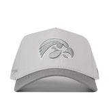 The No Rivals Iowa Hawkeyes Graphite Hat showcases an officially licensed, embroidered stylized hawk head logo on the front and features a classic snap back closure for adjustable comfort.