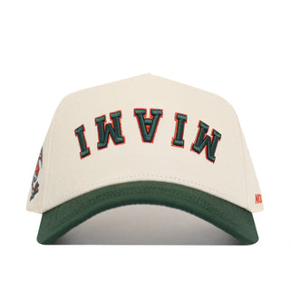 Upside Down MIAMI Hat - Miami Hurricanes- Classic Colors