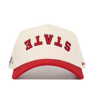 Upside Down STATE Hat - Fresno State - Classic Colors