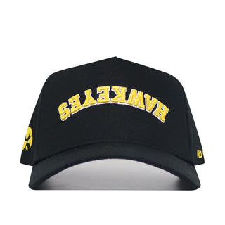 Upside Down HAWKEYES Hat - Blackout