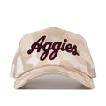 Texas A&M Script Sand Camo Hat - Unstructured