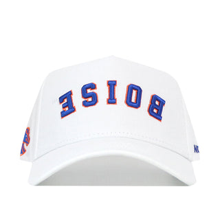 Upside Down BOISE Hat - Boise State - Whiteout