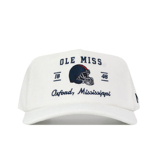Ole Miss Vintage Cord Hat - White