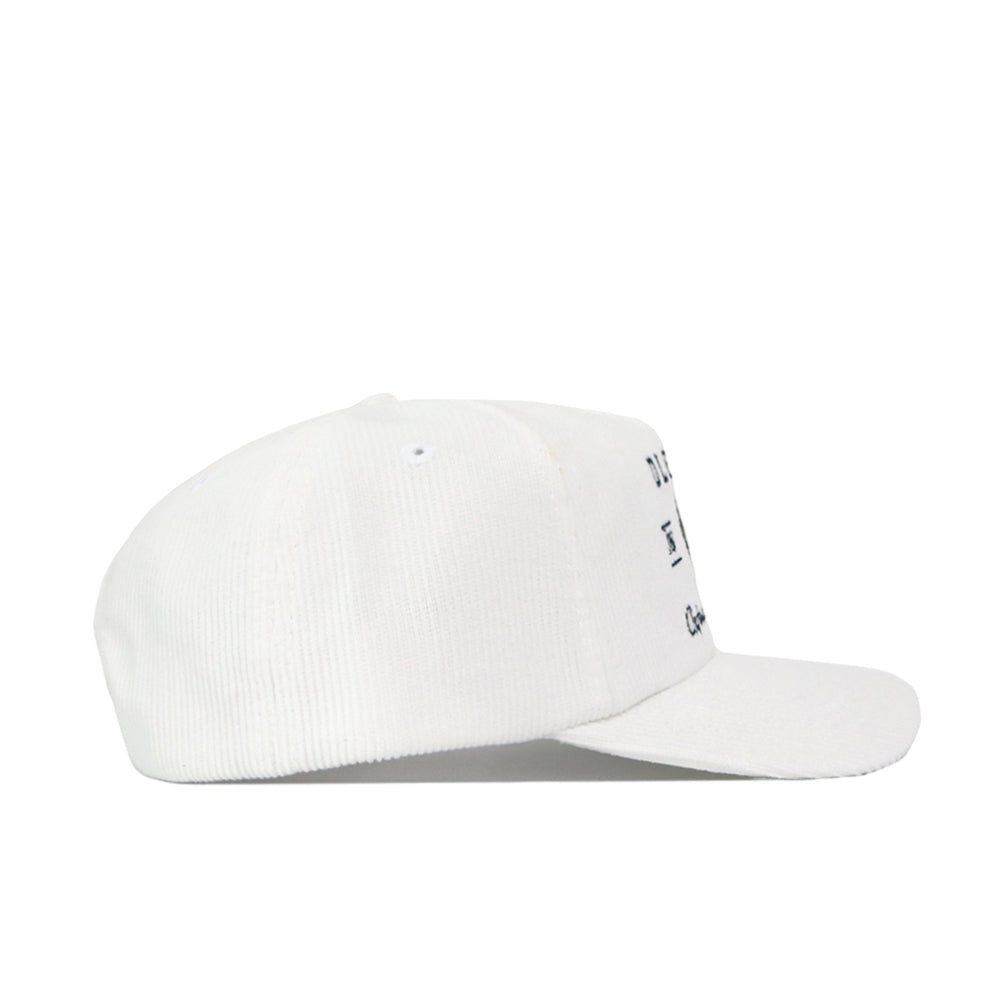 Ole Miss Vintage Cord Hat - White - No Rivals