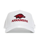 Arkansas Golf Hat - White