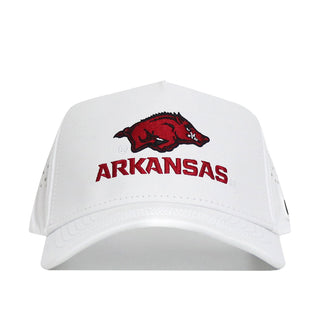 Arkansas Golf Hat - White
