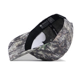 The Creighton Outland Hat by No Rivals is a camouflage structured fit cap made from high-quality cotton, with a curved brim for comfort. The inner band is labeled NO RIVALS and features black trim.
