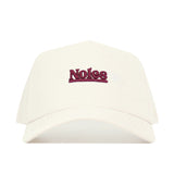 The No Rivals Florida State Sideline Hat is a white structured fit cap made from high quality cotton, featuring "Noles" embroidered in maroon on the front.