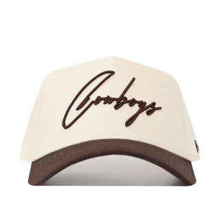 Cowboys Script Espresso Hat