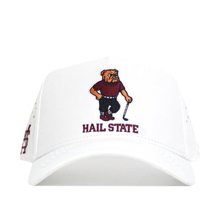 Mississippi State Golf Hat - White