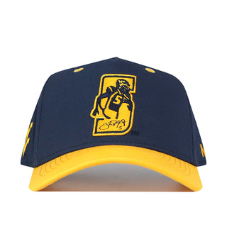 WVU Pat White's No. 5 Hat - Navy & Gold