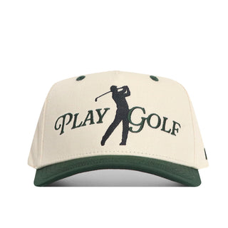 Play Golf Hat - Classic Green | No Rivals Golf Collection