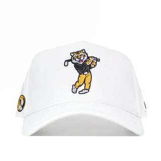 Mizzou Golf Hat - Swinging - White