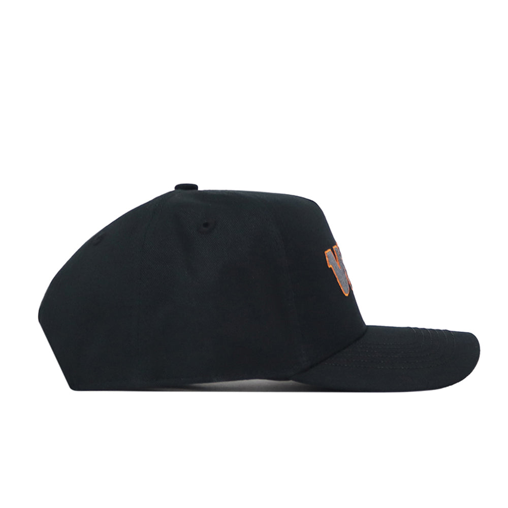 The Tennessee Vols Gradient Night Mode Hat by No Rivals is displayed in a side profile view, showcasing orange embroidered logos partially visible on the front panel and a curved brim—perfect for completing your gameday fit.