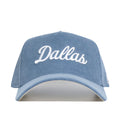 Dallas Corduroy Hat  - Structured - Sky Blue