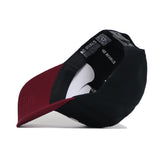 The Florida State Tailgate Hat by No Rivals is shown upside down, revealing the inner band with repeated "NO RIVALS" text, which highlights its structured fit and high quality cotton construction.