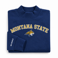 Montana State Mock Neck - Navy