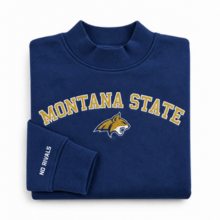 Montana State Mock Neck - Navy