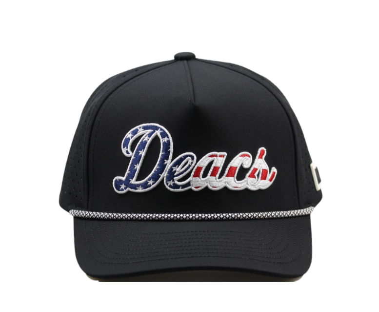 Wake Forest USA Deacs Hat - Black - No Rivals