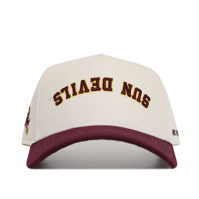 Upside Down SUN DEVILS Hat - ASU - Classic Colors - No Rivals